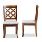 Baxton Studio Verner Modern and Contemporary Grey Fabric Walnut Finished Wood 2-Piece Dining Chair Set 174-10541-Zoro - alternate 5